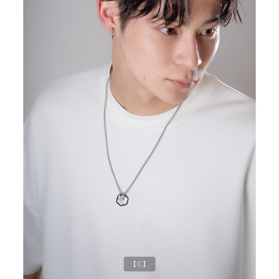 ネックレス メンズ 首飾り リングネックレス チャーム セレクト アメカジ カジュアル 古着MIX スケーター ストリート 韓国ファッション | improves | 11