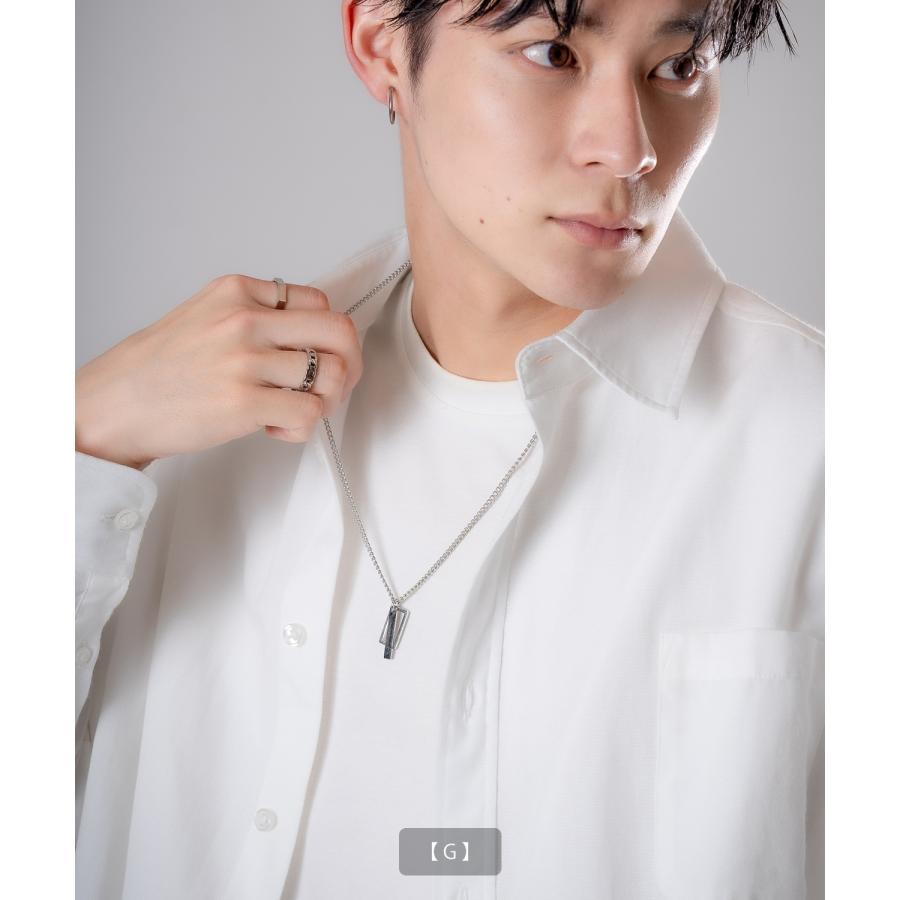 ネックレス メンズ 首飾り リングネックレス チャーム セレクト アメカジ カジュアル 古着MIX スケーター ストリート 韓国ファッション | improves | 15