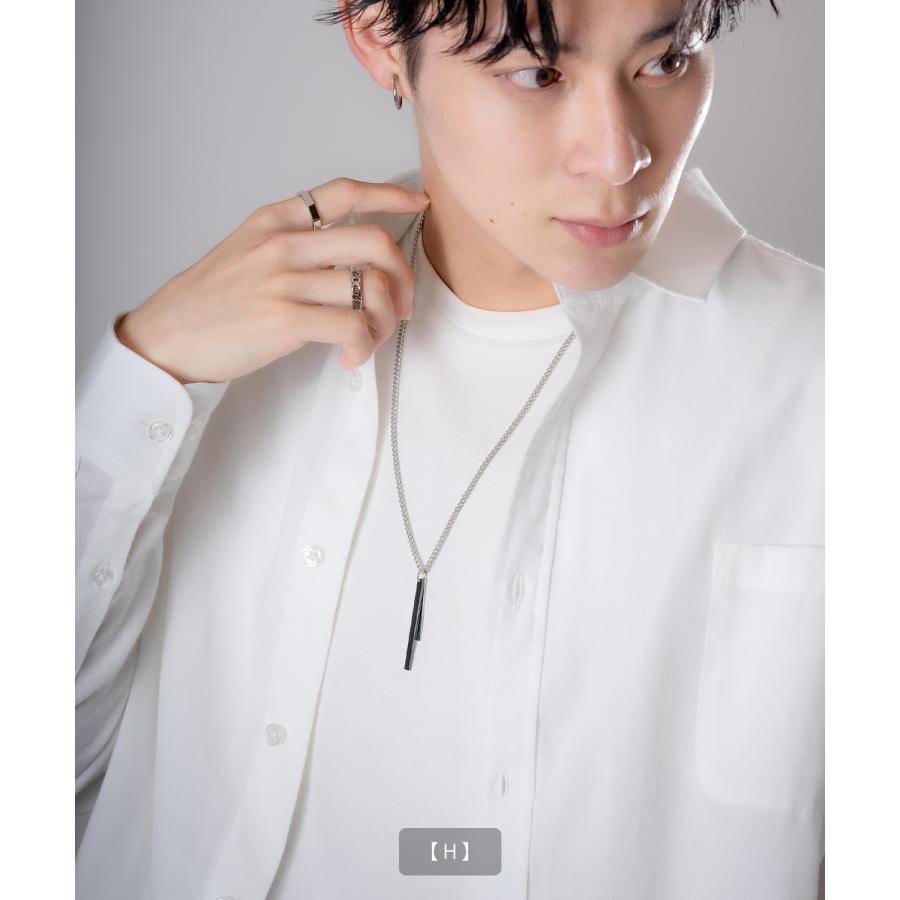 ネックレス メンズ 首飾り リングネックレス チャーム セレクト アメカジ カジュアル 古着MIX スケーター ストリート 韓国ファッション | improves | 16