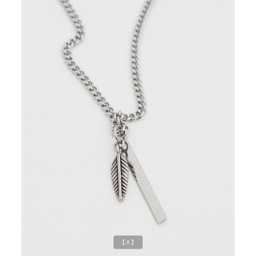 ネックレス メンズ 首飾り リングネックレス チャーム セレクト アメカジ カジュアル 古着MIX スケーター ストリート 韓国ファッション | improves | 17