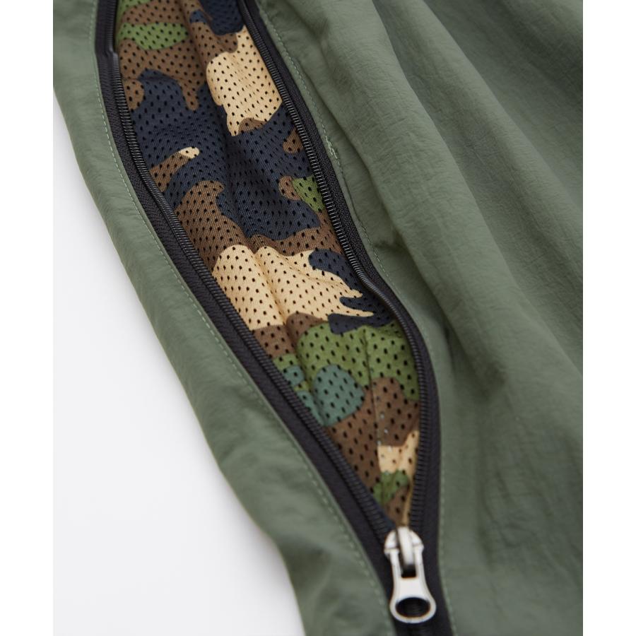 ワイドパンツ メンズ サイドジップ 迷彩 カモフラ柄 デザインパンツ イージーパンツ ストリート アメカジ カジュアル 韓国 スケーター | improves | 17