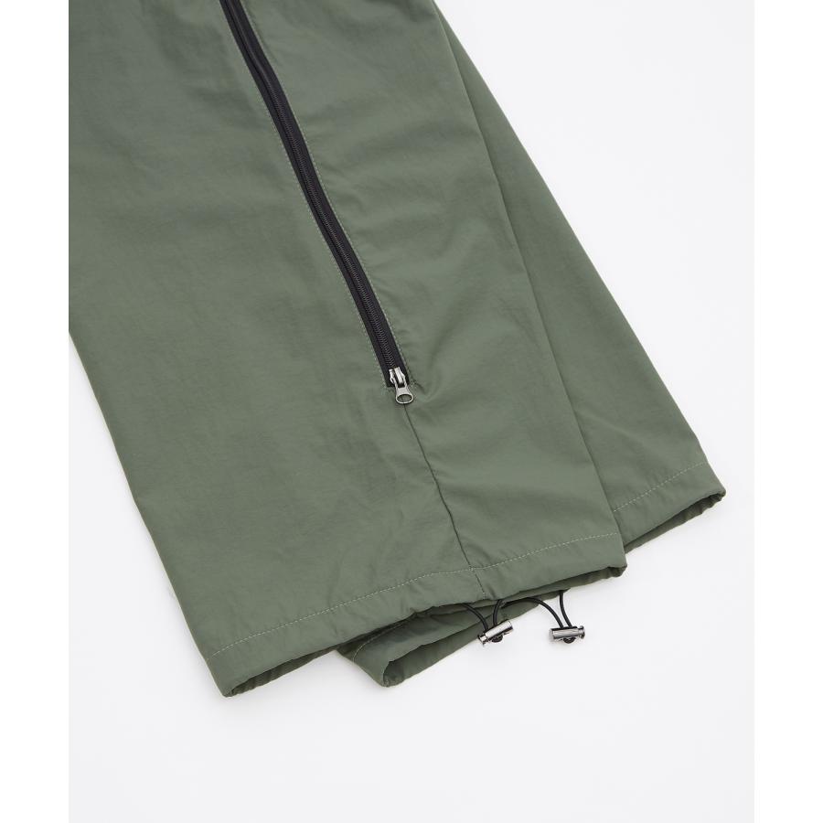 ワイドパンツ メンズ サイドジップ 迷彩 カモフラ柄 デザインパンツ イージーパンツ ストリート アメカジ カジュアル 韓国 スケーター | improves | 19