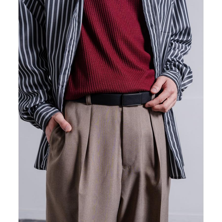 ベルト メンズ レディース シンセティックレザー ベルト シンプル きれいめ ビジネス ベーシック トラッド セレクト アメカジ カジュアル 古着MIX スケーター | improves | 02