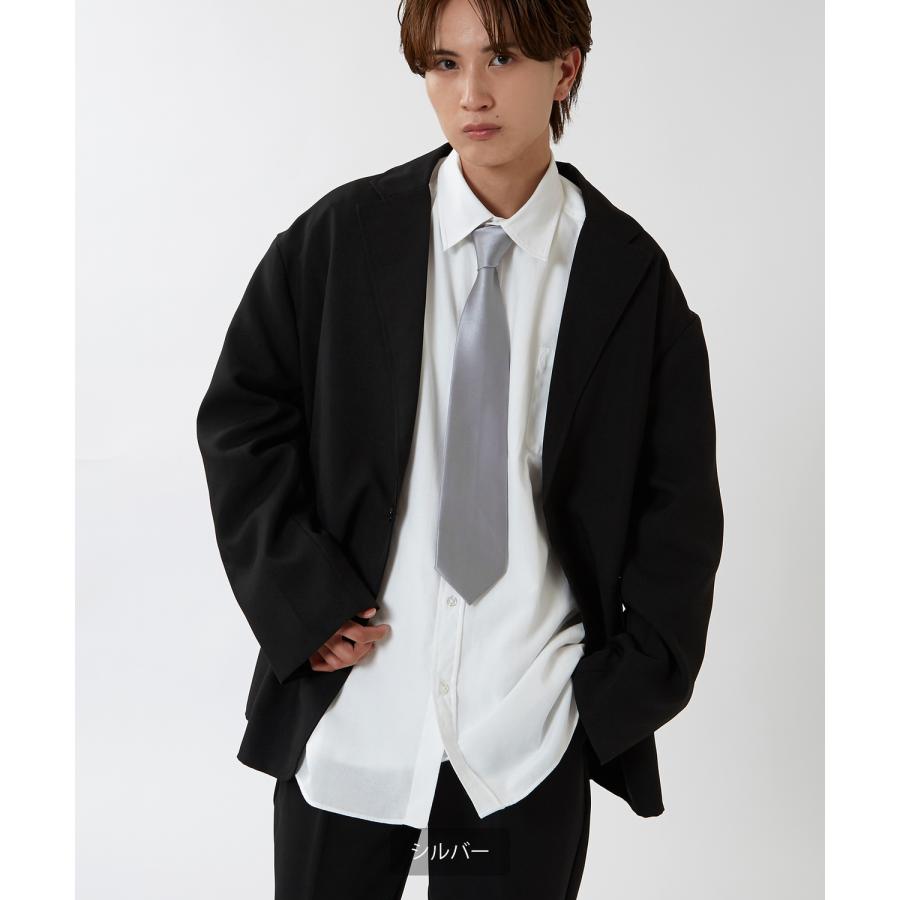 ネクタイ メンズ 無地 タイ シンプル きれいめ ビジネス ベーシック トラッド セレクト アメカジ カジュアル 古着MIX 韓国ファッション | improves | 08