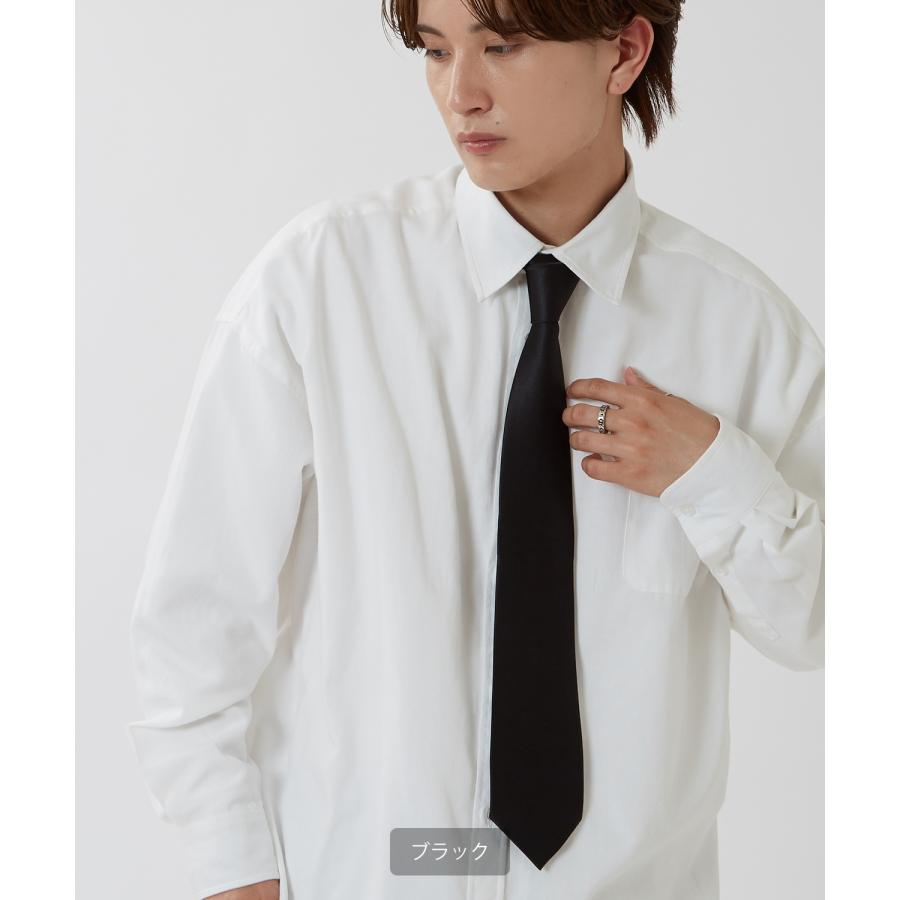 ネクタイ メンズ 無地 タイ シンプル きれいめ ビジネス ベーシック トラッド セレクト アメカジ カジュアル 古着MIX 韓国ファッション | improves | 09