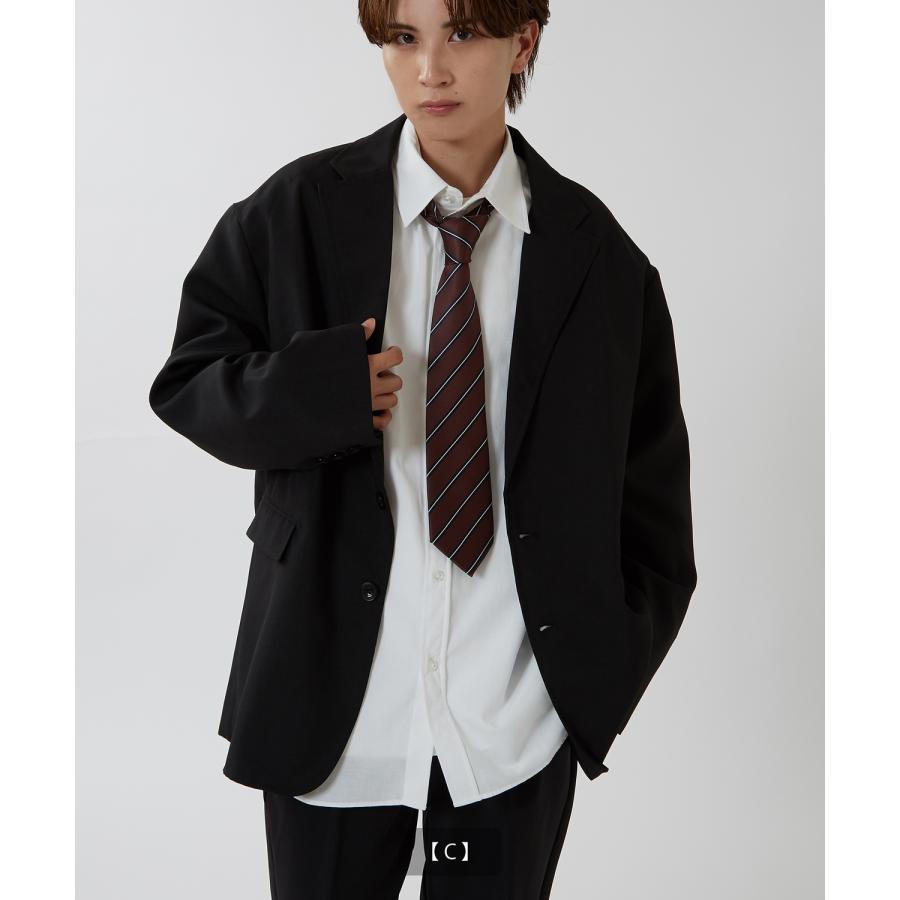 ネクタイ メンズ 総柄 レジメンタルストライプ タイ シンプル きれいめ ビジネス ベーシック トラッド セレクト アメカジ カジュアル 古着MIX 韓国 | improves | 09