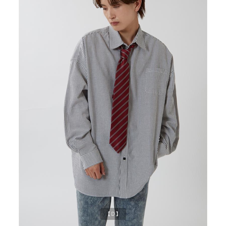 ネクタイ メンズ 総柄 レジメンタルストライプ タイ シンプル きれいめ ビジネス ベーシック トラッド セレクト アメカジ カジュアル 古着MIX 韓国 | improves | 10