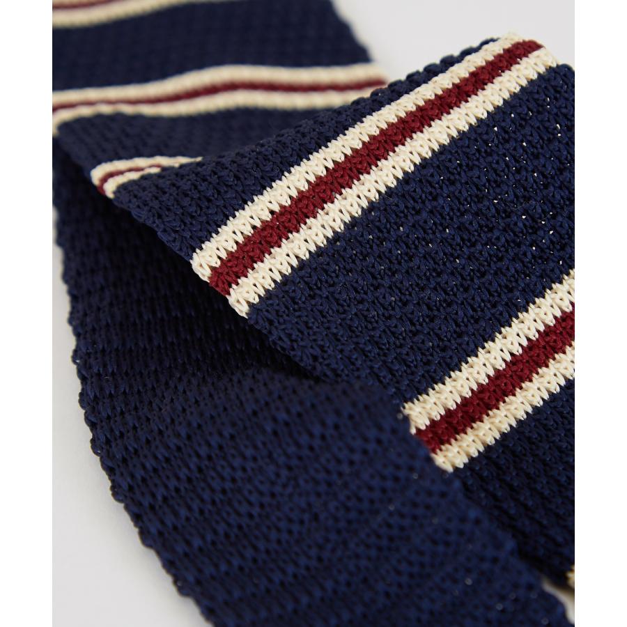 ネクタイ メンズ ボーダー スクエアタイ スクエアエンド シンプル きれいめ ビジネス ベーシック トラッド セレクト カジュアル 古着MIX 韓国ファッション | improves | 18