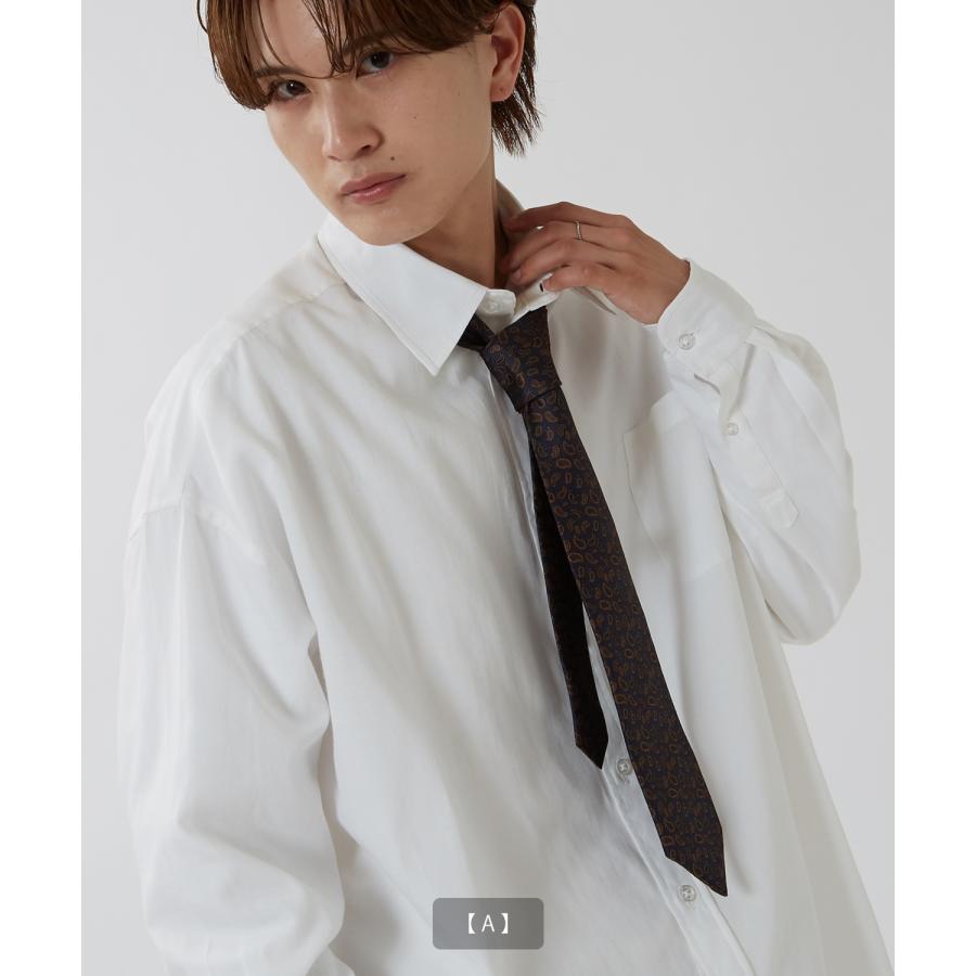 ネクタイ メンズ 総柄 ペイズリー タイ シンプル きれいめ ビジネス ベーシック トラッド セレクト アメカジ カジュアル 古着MIX 韓国ファッション | improves | 07