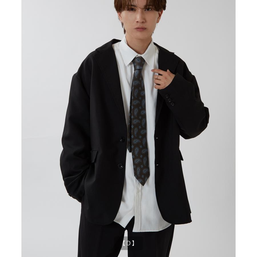 ネクタイ メンズ 総柄 ペイズリー タイ シンプル きれいめ ビジネス ベーシック トラッド セレクト アメカジ カジュアル 古着MIX 韓国ファッション | improves | 10