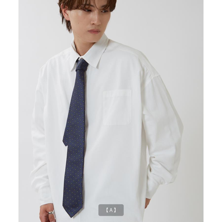 ネクタイ メンズ 総柄 小紋 タイ シンプル きれいめ ビジネス ベーシック トラッド セレクト アメカジ カジュアル 古着MIX 韓国ファッション | improves | 09