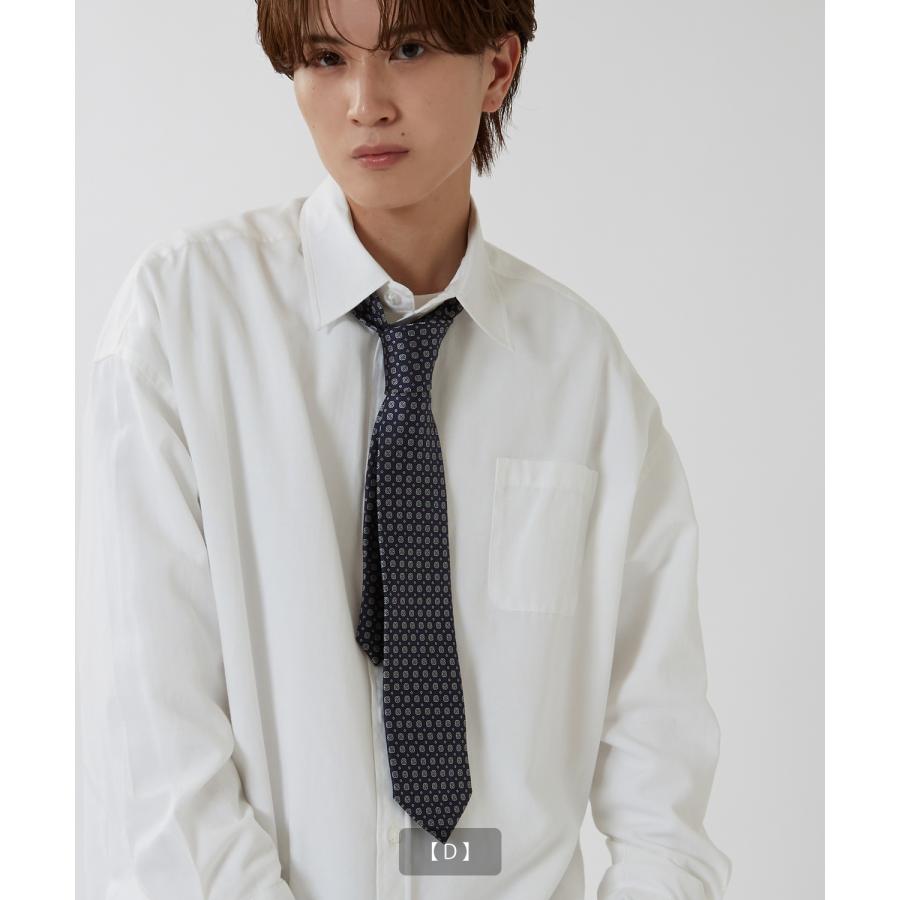 ネクタイ メンズ 総柄 小紋 タイ シンプル きれいめ ビジネス ベーシック トラッド セレクト アメカジ カジュアル 古着MIX 韓国ファッション | improves | 12