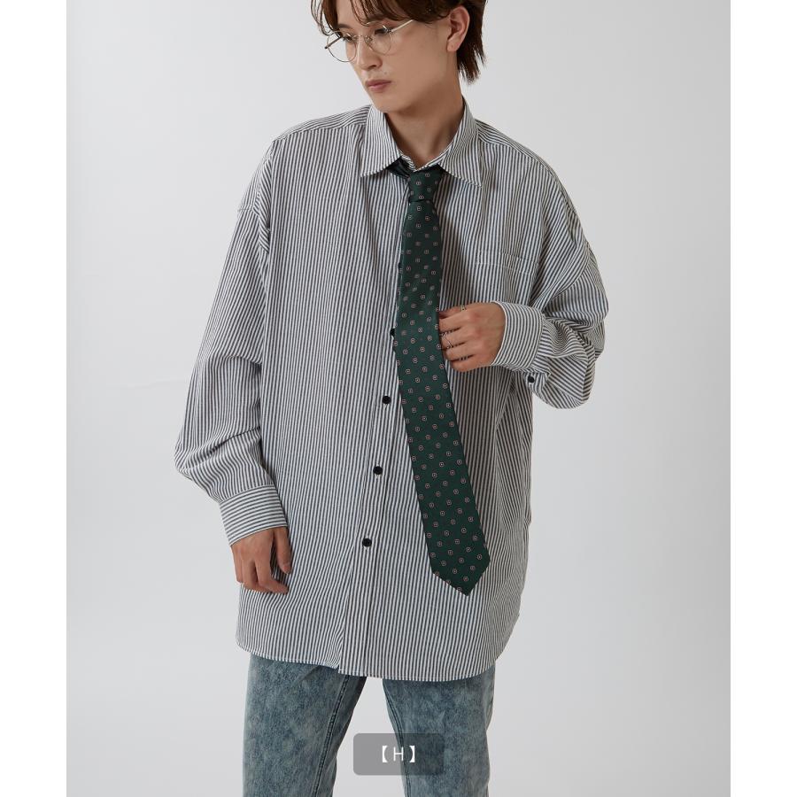 ネクタイ メンズ 総柄 小紋 タイ シンプル きれいめ ビジネス ベーシック トラッド セレクト アメカジ カジュアル 古着MIX 韓国ファッション | improves | 16