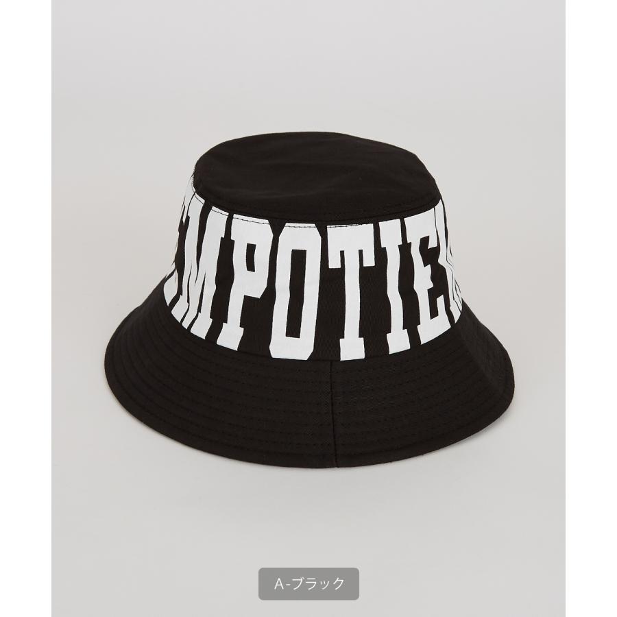バケットハット メンズ コットン ロゴ プリント ハット シンプル 大人カジュアル アメカジ カジュアル ストリート 古着MIX 韓国ファッション | improves | 09