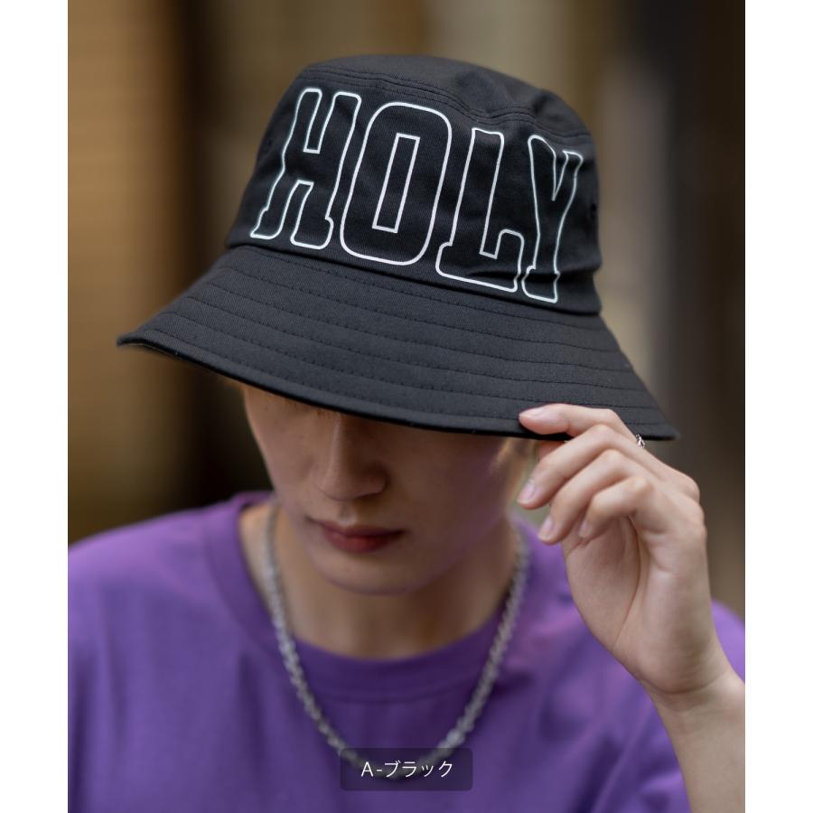 バケットハット メンズ コットン ロゴ プリント ハット シンプル 大人カジュアル アメカジ カジュアル ストリート 古着MIX 韓国ファッション | improves | 05