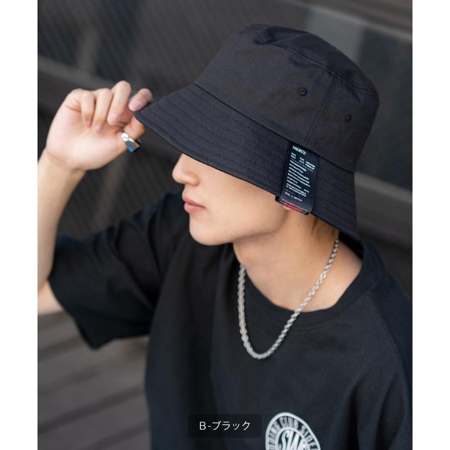 バケットハット メンズ コットン ロゴ プリント ハット シンプル 大人カジュアル アメカジ カジュアル ストリート 古着MIX 韓国ファッション | improves | 06