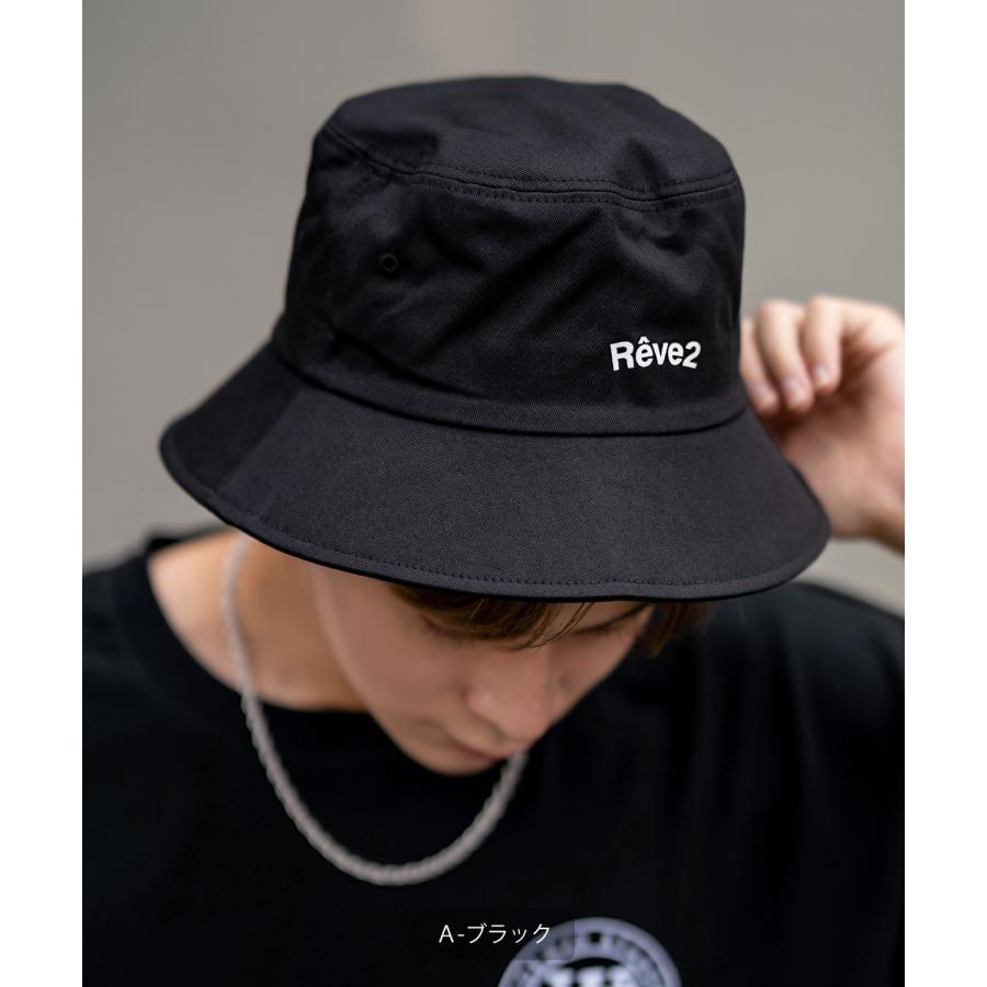 バケットハット メンズ コットン ロゴ プリント ハット シンプル 大人カジュアル アメカジ カジュアル ストリート 古着MIX 韓国ファッション | improves | 03