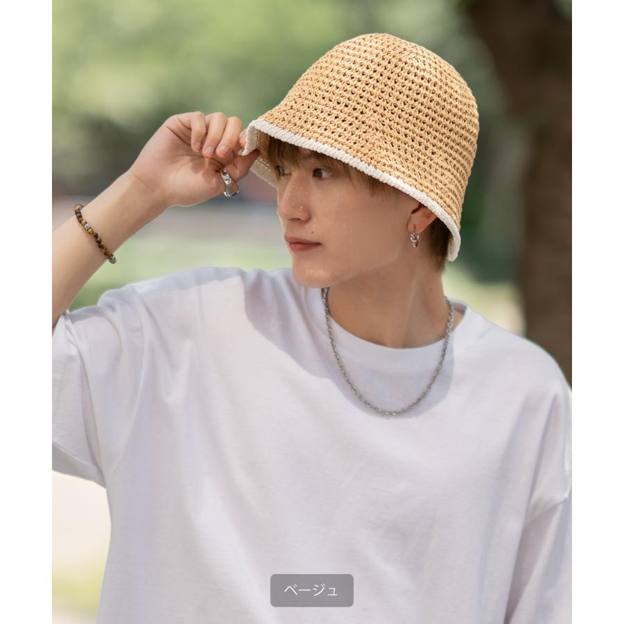 クロシェハット メンズ ポリエステル クローシェハット シンプル 大人カジュアル アメカジ カジュアル ストリート 古着MIX 韓国ファッション | improves | 07