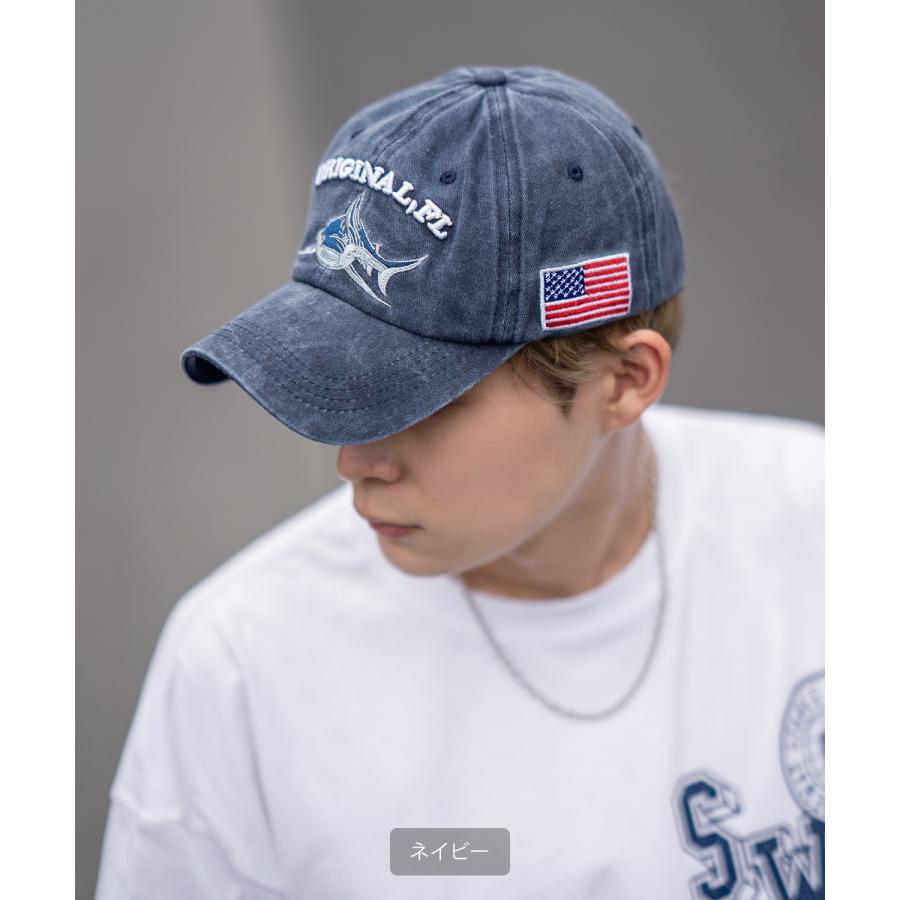 キャップ メンズ ヴィンテージ加工 ベースボールキャップ 帽子 大人カジュアル アメカジ カジュアル ストリート 古着MIX 韓国ファッション | improves | 04