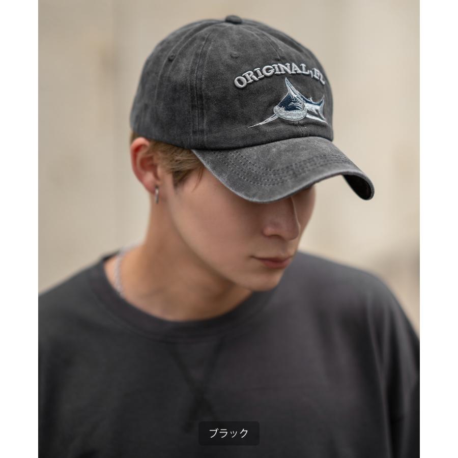 キャップ メンズ ヴィンテージ加工 ベースボールキャップ 帽子 大人カジュアル アメカジ カジュアル ストリート 古着MIX 韓国ファッション | improves | 05