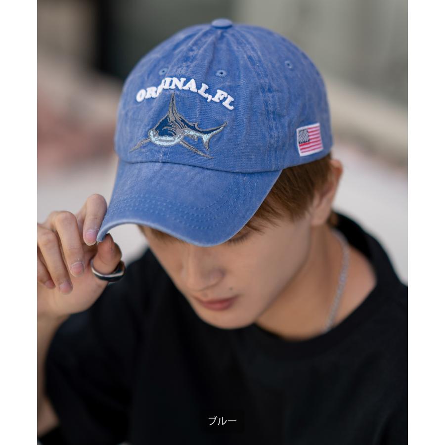 キャップ メンズ ヴィンテージ加工 ベースボールキャップ 帽子 大人カジュアル アメカジ カジュアル ストリート 古着MIX 韓国ファッション | improves | 07