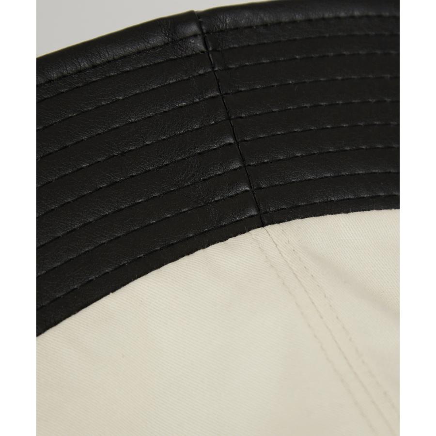 バケットハット メンズ シンセティックレザー コンビバケットハット 帽子 シンプル 大人カジュアル アメカジ カジュアル ストリート 古着MIX 韓国ファッション | improves | 13