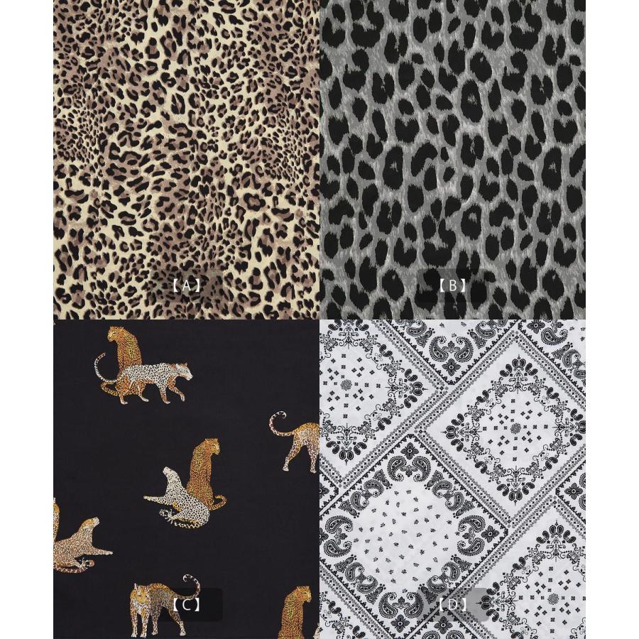 半袖シャツ メンズ 総柄 ペイズリー レオパード チェッカーフラッグ オープンカラーシャツ 開襟シャツ 大きめ カジュアル スケーター ストリート 古着MIX 韓国 | improves | 25