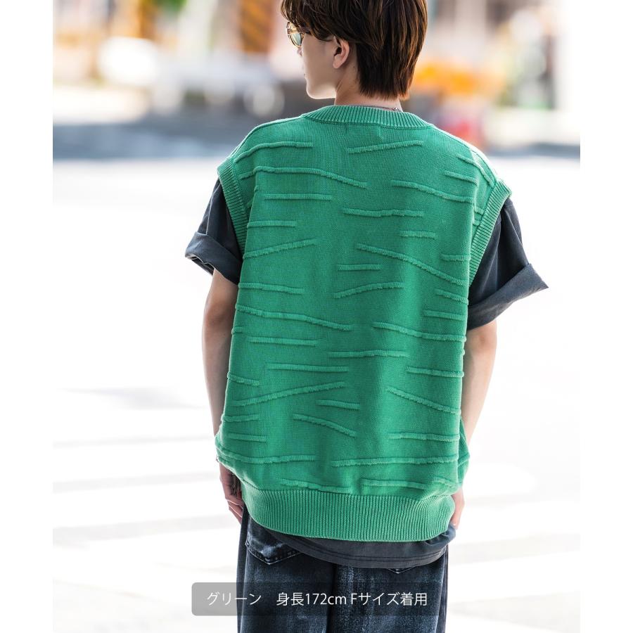 improves（インプローブス） ベスト メンズ サマーニット コットン