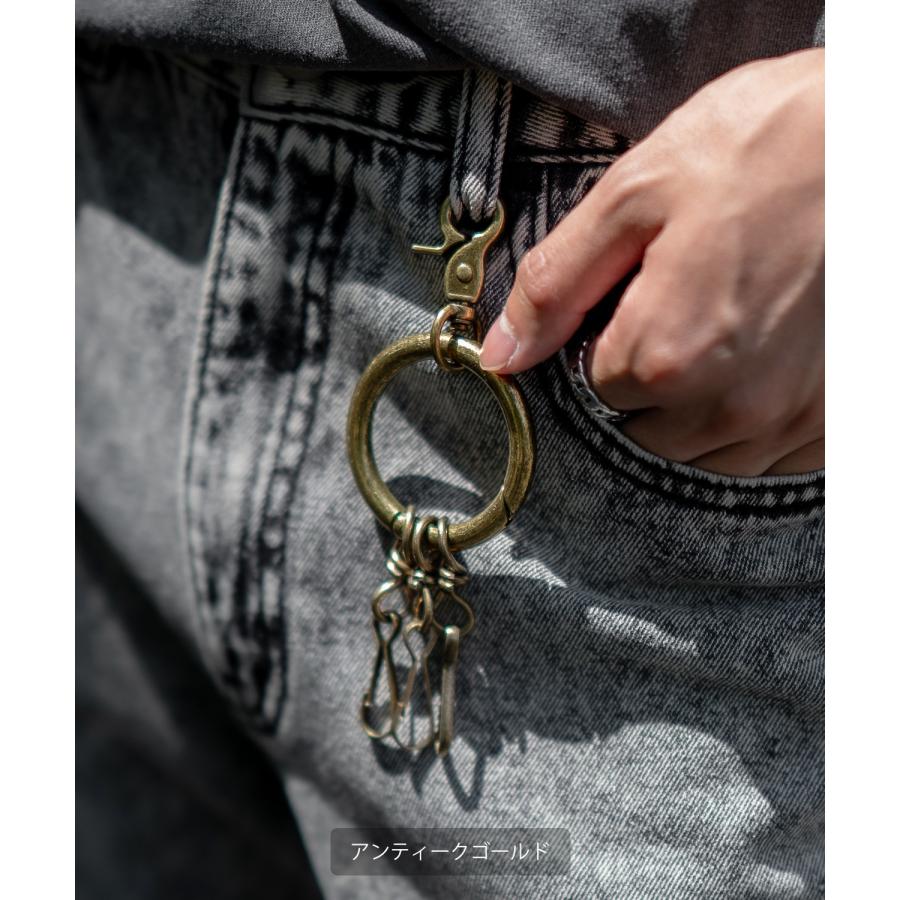 キーホルダー メンズ カラビナ キーケース キーリング セレクト アウトドア アメカジ カジュアル 古着MIX スケーター ストリート 韓国 | improves | 04