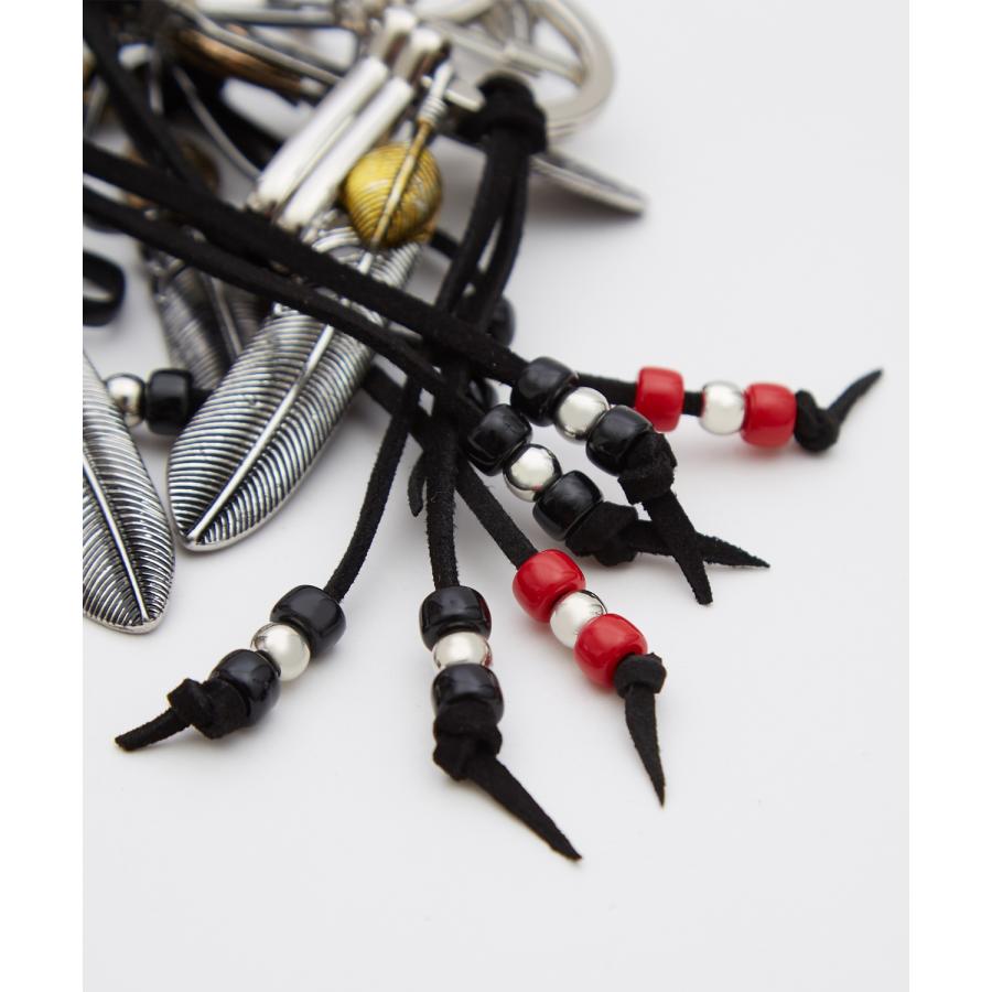 キーホルダー メンズ カラビナ フェザーモチーフ キーケース キーリング セレクト アウトドア アメカジ カジュアル 古着MIX スケーター ストリート 韓国 | improves | 14