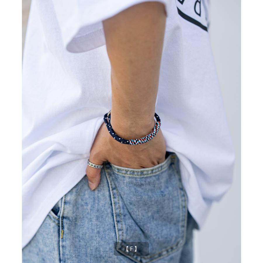 ブレスレット メンズ カラビナブレスレット 大人カジュアル アメカジ カジュアル ストリート 古着MIX 韓国ファッション | improves | 08