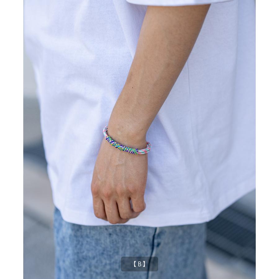 ブレスレット メンズ カラビナブレスレット 大人カジュアル アメカジ カジュアル ストリート 古着MIX 韓国ファッション | improves | 09