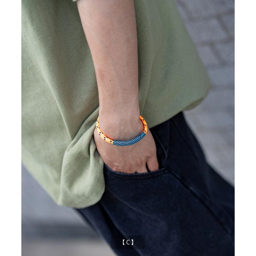 ブレスレット メンズ カラビナブレスレット 大人カジュアル アメカジ カジュアル ストリート 古着MIX 韓国ファッション | improves | 10