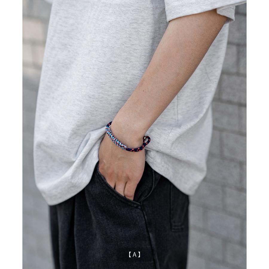 ブレスレット メンズ カラビナブレスレット 大人カジュアル アメカジ カジュアル ストリート 古着MIX 韓国ファッション | improves | 13