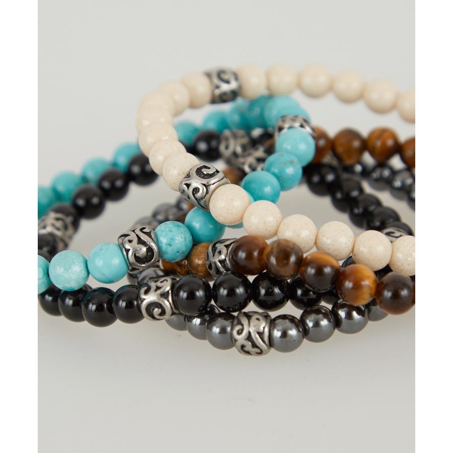 ブレスレット メンズ ビーズ 数珠 大人カジュアル アメカジ カジュアル ストリート 古着MIX 韓国ファッション | improves | 11