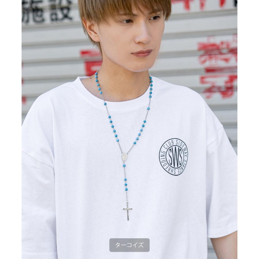 ネックレス メンズ ロザリオ クロス 首飾り 大人カジュアル アメカジ カジュアル ストリート 古着MIX 韓国ファッション | improves | 05