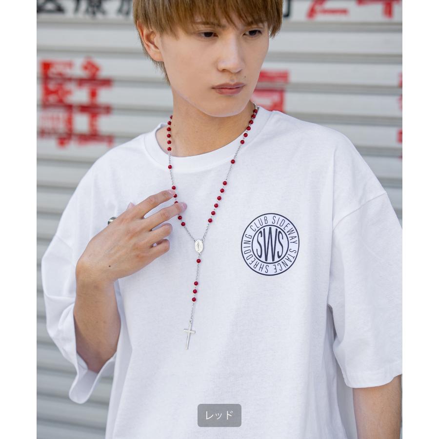 ネックレス メンズ ロザリオ クロス 首飾り 大人カジュアル アメカジ カジュアル ストリート 古着MIX 韓国ファッション | improves | 08