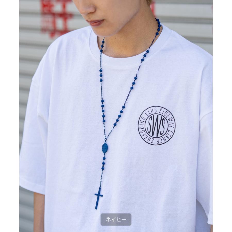 ネックレス メンズ ロザリオ クロス マット 首飾り 大人カジュアル アメカジ カジュアル ストリート 古着MIX 韓国ファッション | improves | 07