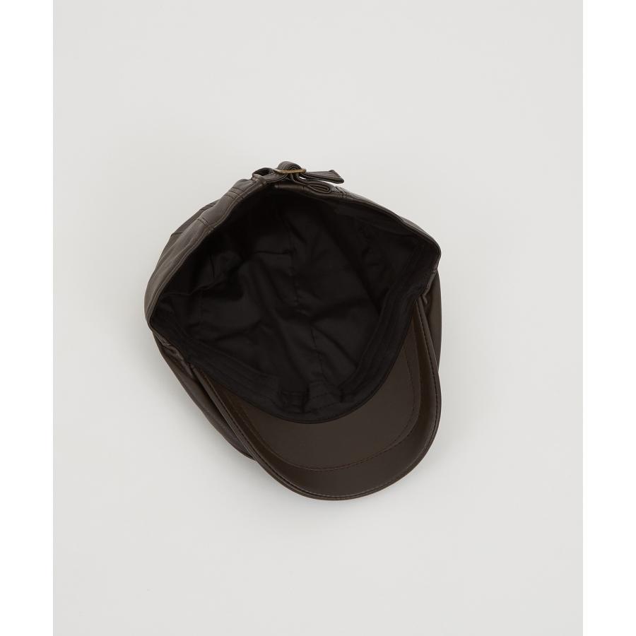 ハンチング メンズ シンセティックレザー 合成皮革 帽子 セレクト トラディショナル 大人カジュアル 英国 キレイめ シンプル ベーシック アメカジ 古着MIX 韓国 | improves | 08