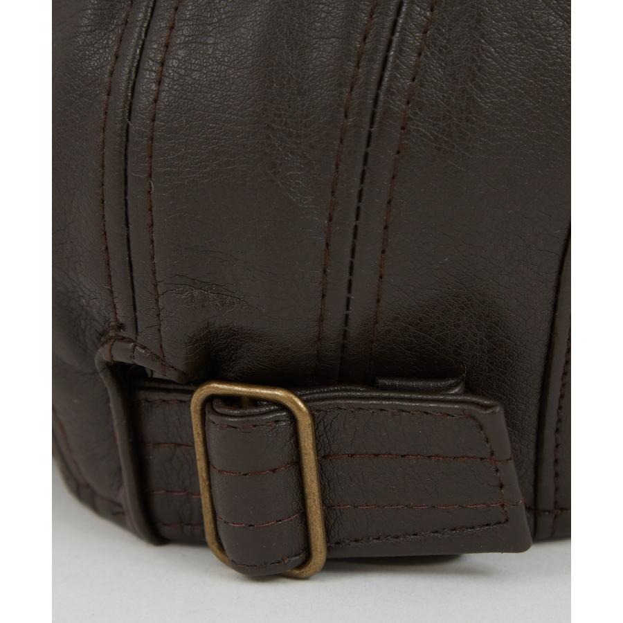 ハンチング メンズ シンセティックレザー 合成皮革 帽子 セレクト トラディショナル 大人カジュアル 英国 キレイめ シンプル ベーシック アメカジ 古着MIX 韓国 | improves | 11