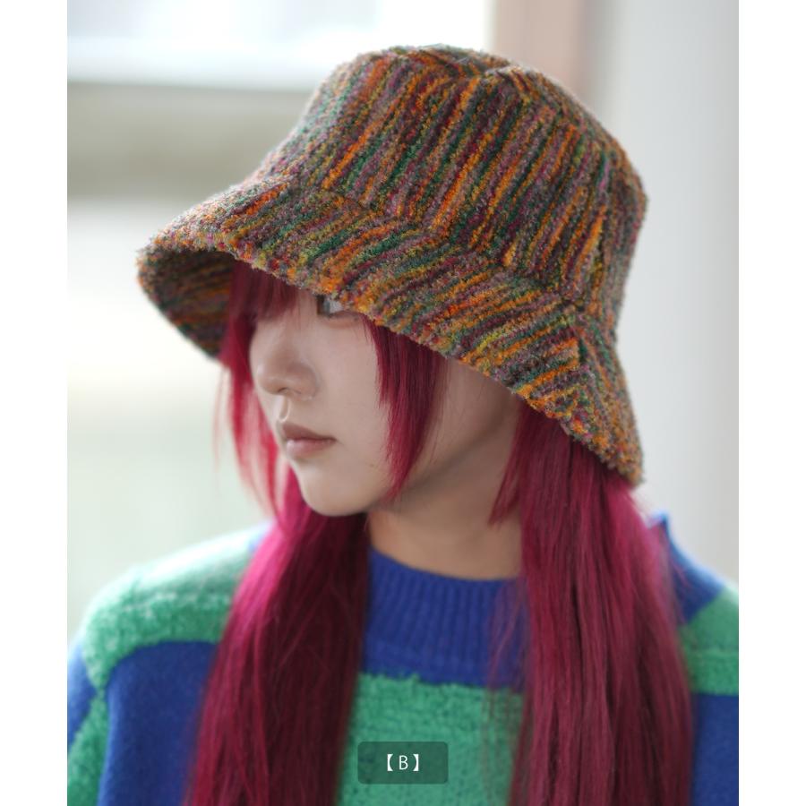 ハット メンズ  ミックスカラー バケットハット ストリート スケーター 原宿系 古着MIX 韓国ファッション | improves | 04