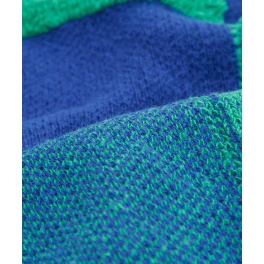 ニットセーター メンズ チェック 市松模様 クルーネック ニット ストリート カジュアル アメカジ 古着MIX 韓国ファッション ホワイト ブラック | improves | 20