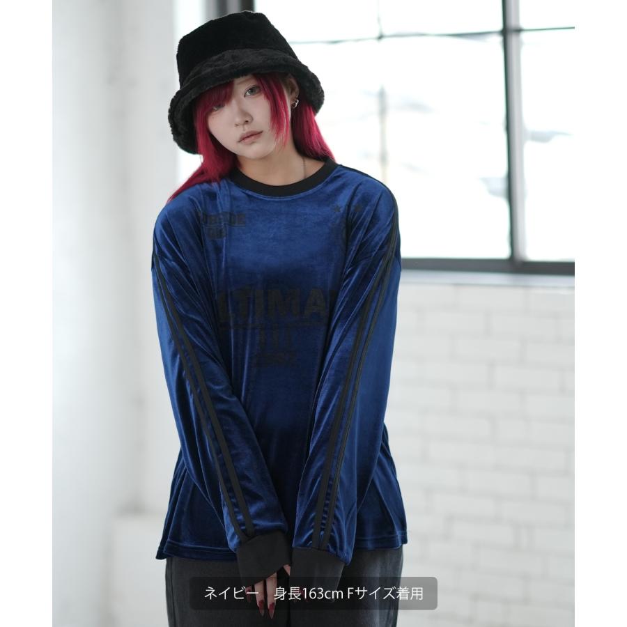 長袖Tシャツ メンズ ベロア プリント ゲームシャツ ロンT カットソー ストリート カジュアル アメカジ 古着MIX 韓国 | improves | 14