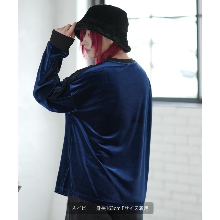 長袖Tシャツ メンズ ベロア プリント ゲームシャツ ロンT カットソー ストリート カジュアル アメカジ 古着MIX 韓国 | improves | 16