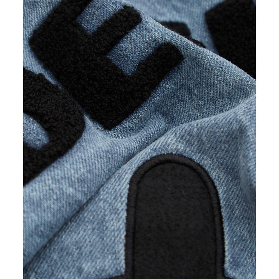 スタジャン メンズ デニムジャケットサガラ 刺しゅうデザイン スタジアムジャンパー ブルゾン ストリート カジュアル アメカジ 古着MIX 韓国 | improves | 21