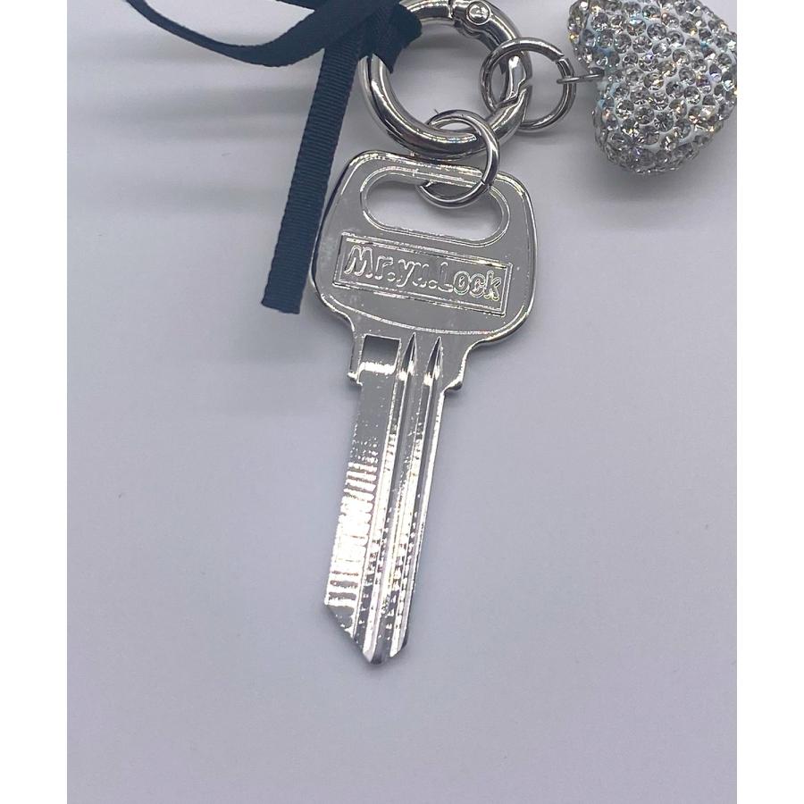 キーホルダー メンズ ハート ラインストーン リボン ストリート カジュアル 古着MIX 韓国ファッション | improves | 03