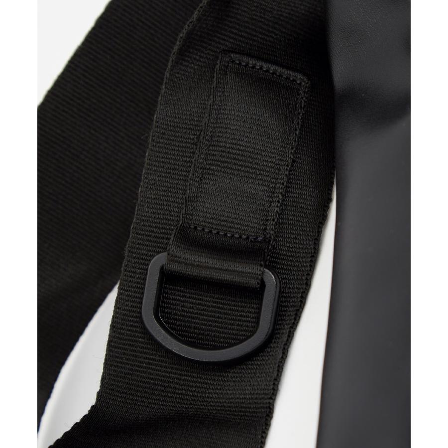 ショルダーバッグ メンズ シンセティックレザー PUレザー 合成皮革 カバン 鞄 通学 通勤 旅行 ストリート カジュアル 古着MIX 韓国ファッション ブラック | improves | 11