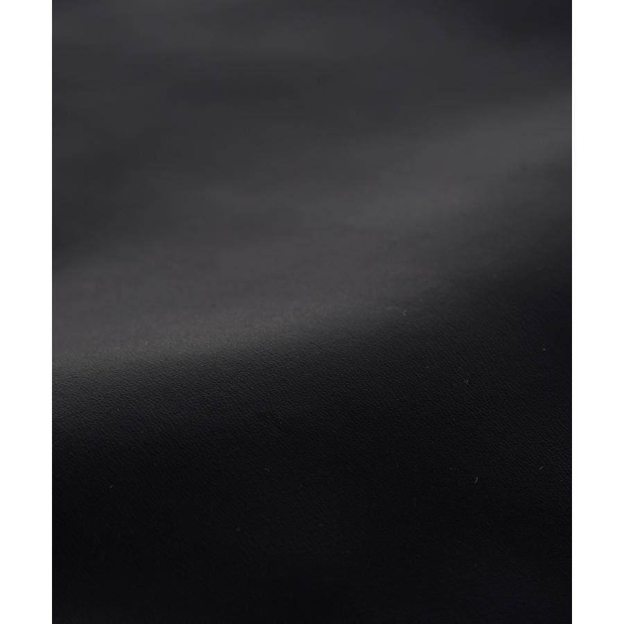 ショルダーバッグ メンズ シンセティックレザー PUレザー 合成皮革 カバン 鞄 通学 通勤 旅行 ストリート カジュアル 古着MIX 韓国ファッション ブラック | improves | 13