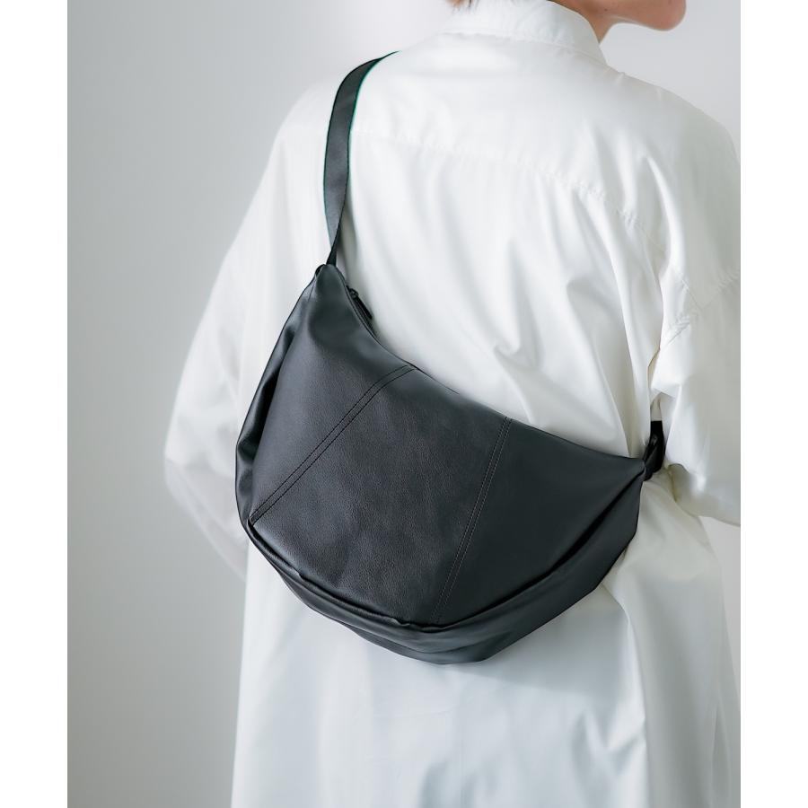 ショルダーバッグ メンズ シンセティックレザー PUレザー 合成皮革 カバン 鞄 通学 通勤 旅行 ストリート カジュアル 古着MIX 韓国ファッション ブラック | improves | 04