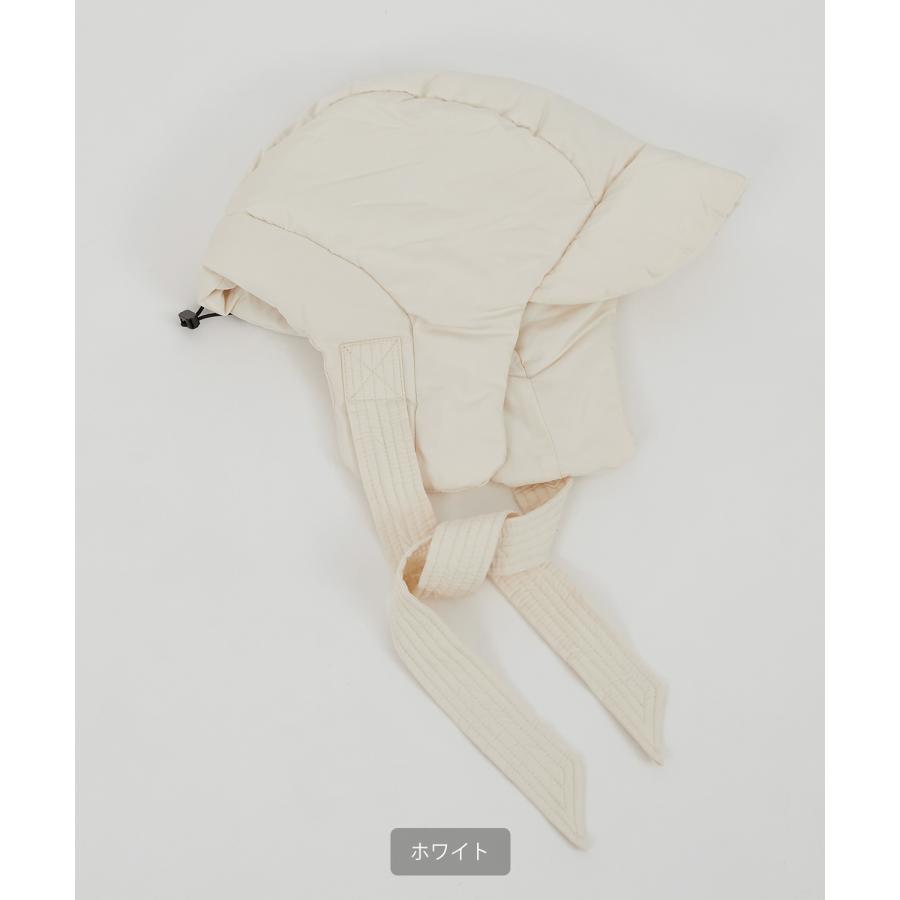 フライトキャップ メンズ ユニセックス 中綿入り 耳当て キャップ ストリート 原宿系 古着MIX 韓国ファッション ブラック ホワイト ベージュ | improves | 08